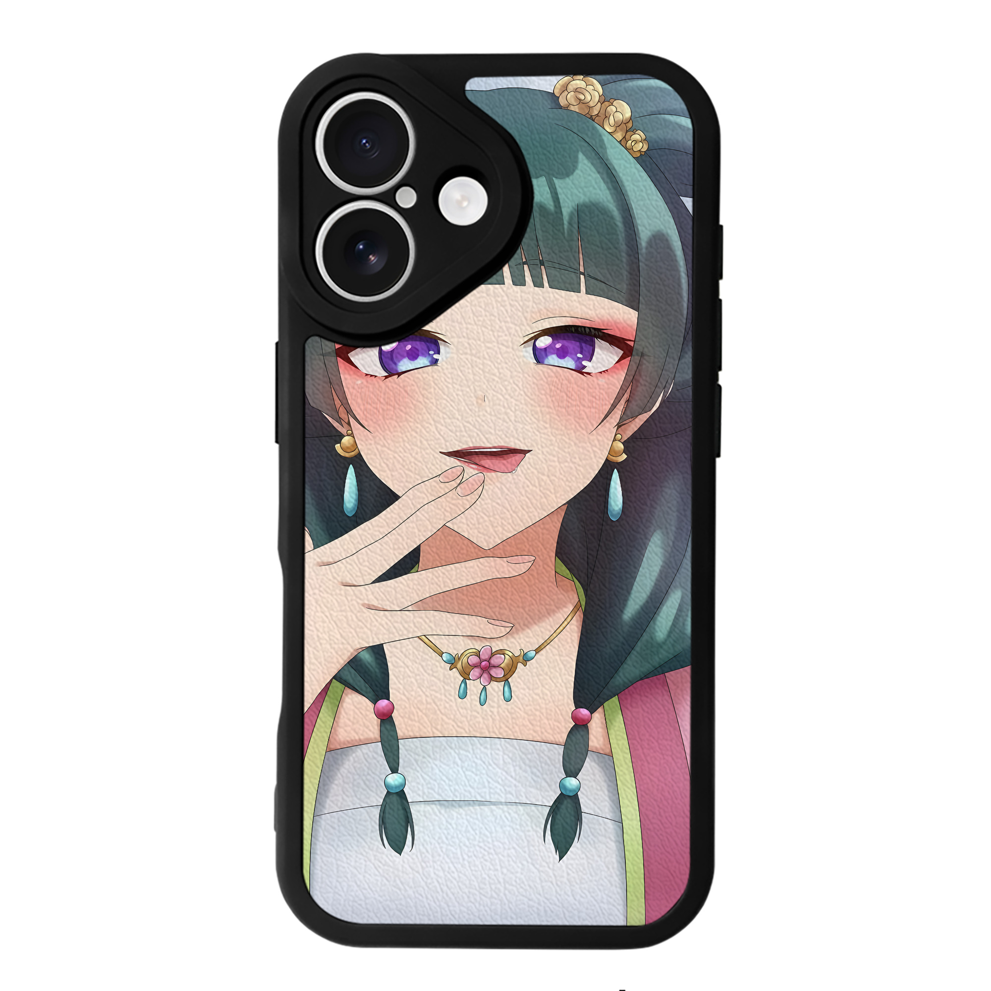 （画像用） 薬屋のひとりごと The Apothecary Diaries 【iPhone 16シリーズ対応】シリコンスマホケース（レザー調） 材質：シリコン